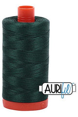 Aurifil Mako 50wt Cotton 1300 m 1422 yd. spool - 2885 Medium Spruce