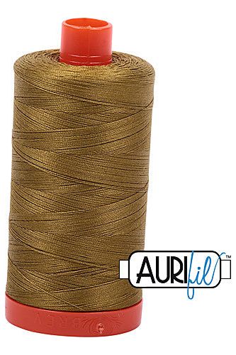 Aurifil Mako 50wt Cotton 1300 m 1422 yd. spool - 2910 Medium Olive
