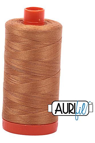 Aurifil Mako 50wt Cotton 1300 m 1422 yd. spool - 2930 Golden Toast
