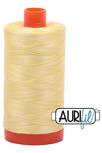 Aurifil Mako 50wt Cotton 1300 m 1422 yd. spool - 3910 Lemon Ice