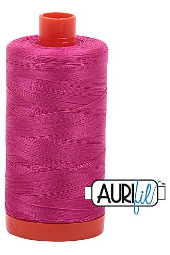Aurifil Mako 50wt Cotton 1300 m 1422 yd. spool - 4020 Fuchsia