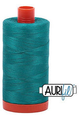 Aurifil Mako 50wt Cotton 1300 m 1422 yd. spool - 4093 Jade
