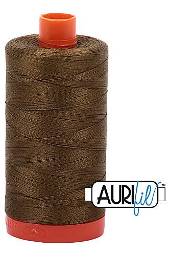 Aurifil Mako 50wt Cotton 1300 m 1422 yd. spool - 4173 Dark Olive