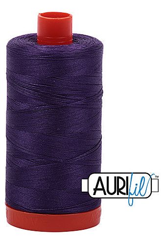 Aurifil Mako 50wt Cotton 1300 m 1422 yd. spool - 4225 Eggplant