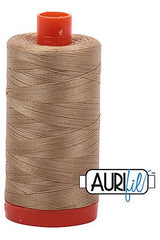 Aurifil Mako 50wt Cotton 1300 m 1422 yd. spool - 5010 Blonde Beige