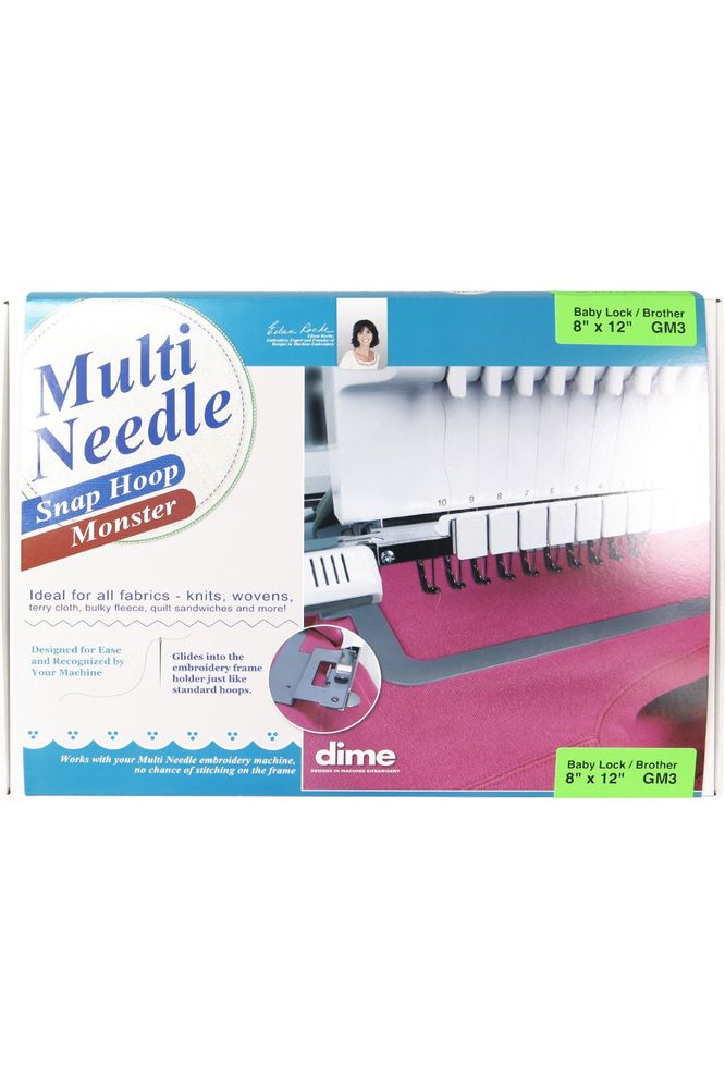 Multi-Needle Monster Snap Hoop for Babylock and Brother - 8"x12"