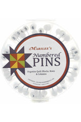 Marilee's Numbered Pins 1-20 - 130ct