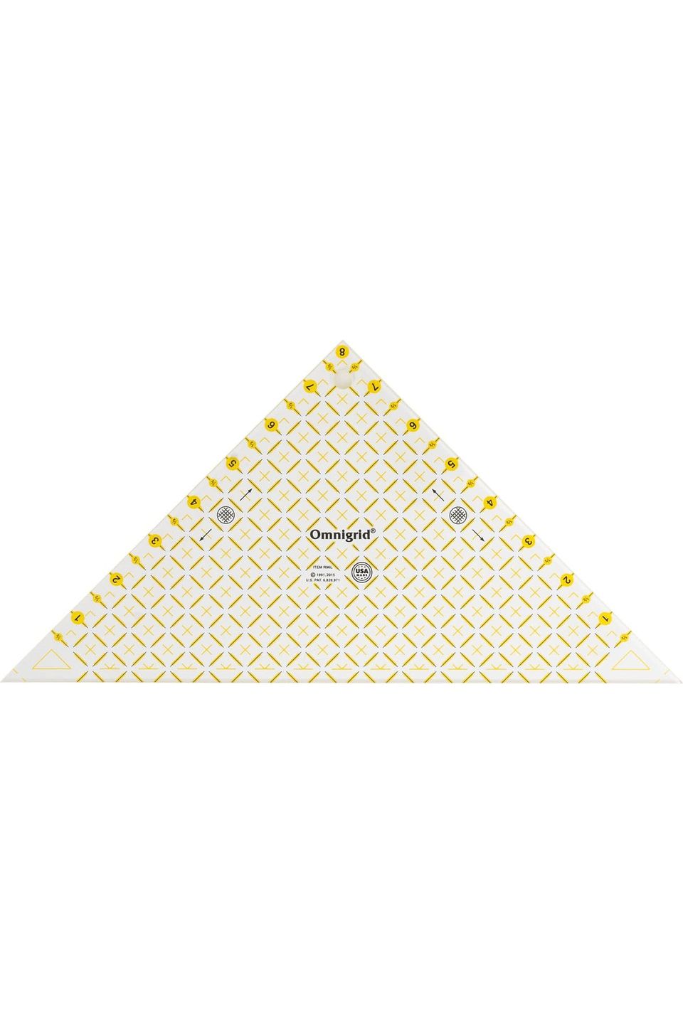8" Half-Square Triangle Ruler, Omnigrid