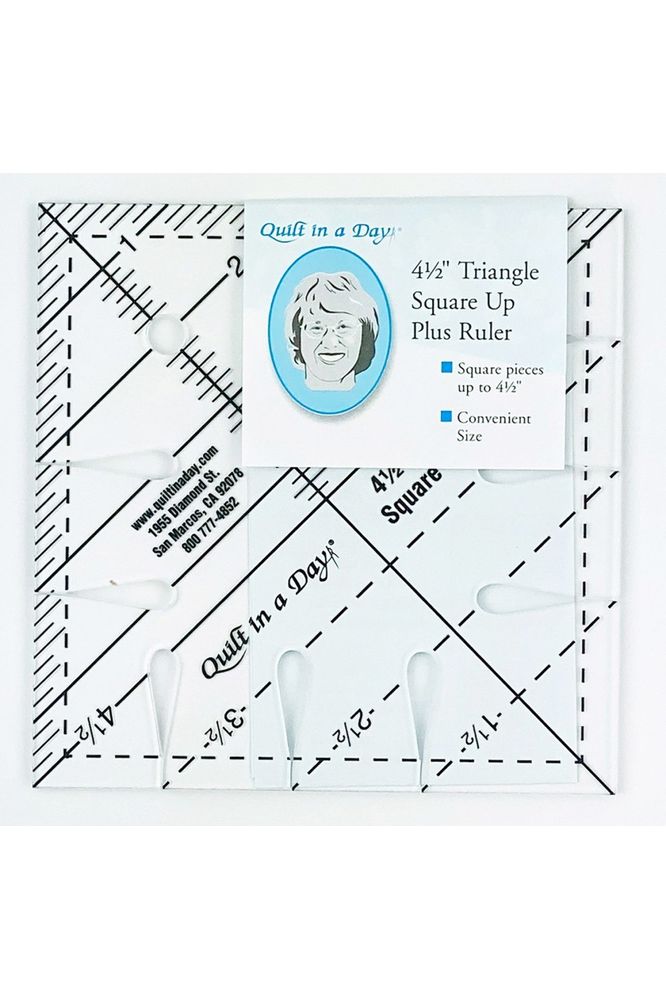 Triangle Square Up Plus Ruler, Quilt in a Day