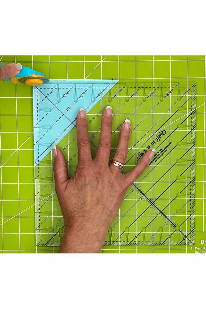 Triangle Square Up Plus Ruler, Quilt in a Day