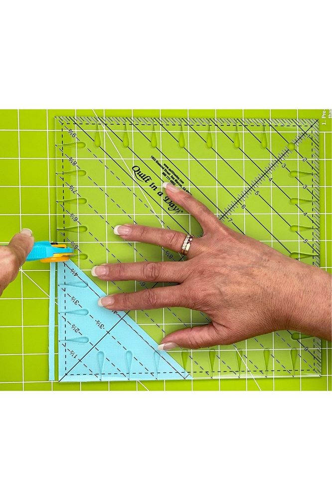 Triangle Square Up Plus Ruler, Quilt in a Day