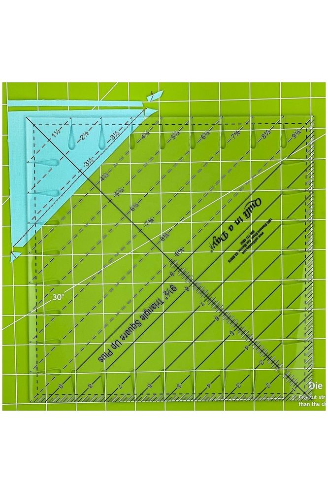 Triangle Square Up Plus Ruler, Quilt in a Day