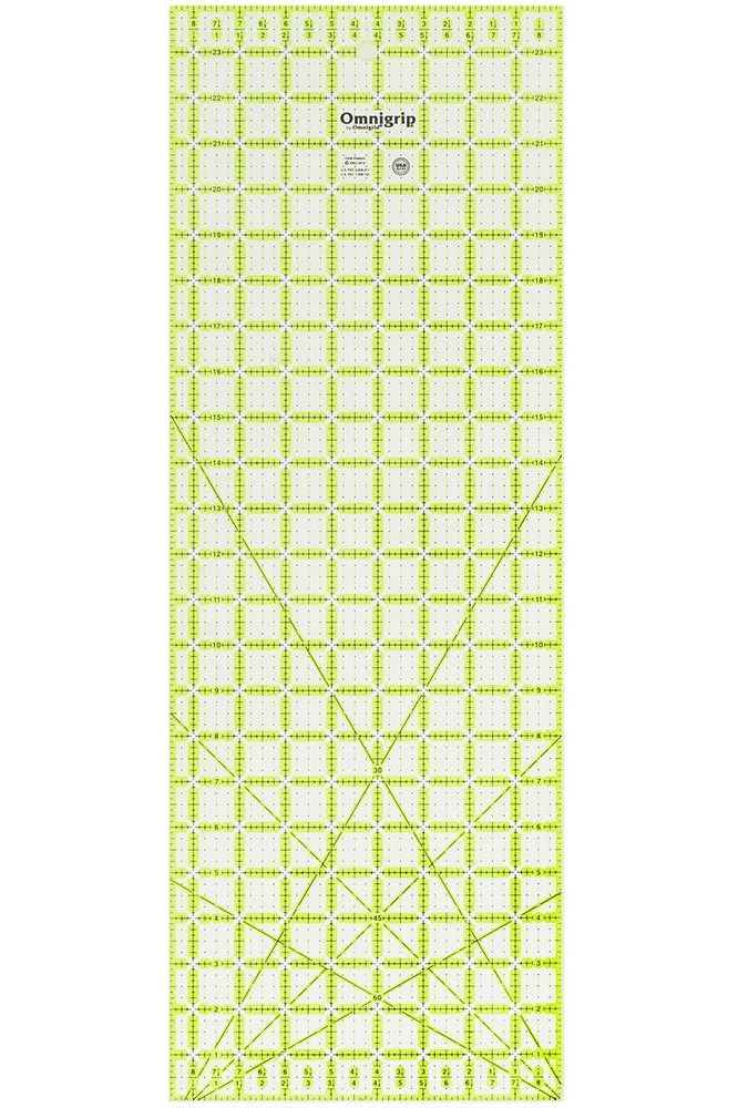 Omnigrid, Neon Non-Slip Rectangle Ruler