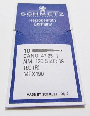 Schmetz 190 (R) MTx190 Industrial Needles - 10/Pkg