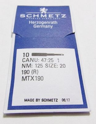 Schmetz 190 (R) MTx190 Industrial Needles - 10/Pkg