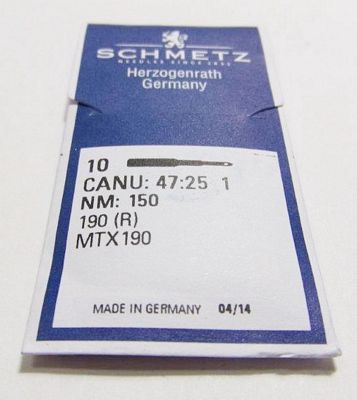 Schmetz 190 (R) MTx190 Industrial Needles - 10/Pkg