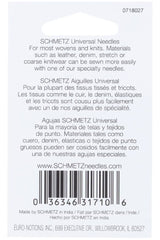 Schmetz 130/705H Universal Needles 5pk