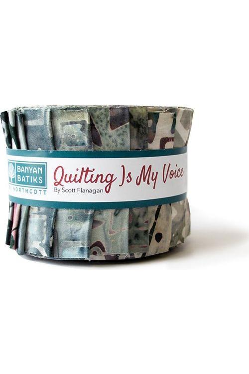 Quilting is My Voice - Batik Jelly Roll
