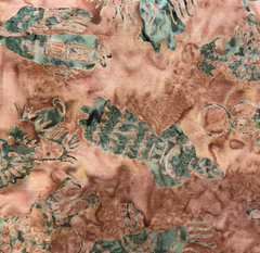 The Plains People of Turtle Island Batik* (Sold By 1/2 Meter)