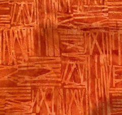 Anthology Batik - Orange Stripes* (Sold By 1/2 Meter)