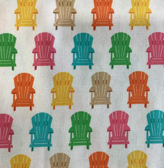 Robert Kaufman Fabrics, PC EH SUMMER BBQ Collection - Chairs* (Sold By 1/2 Meter)