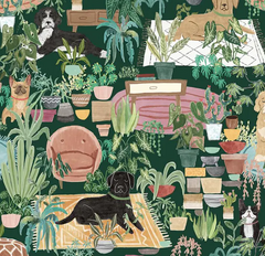 Clothworks - Homebodies* (Sold By 1/2 Meter)