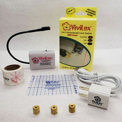 ViviLux (R) 3-in-1 Rechargeable Red Laser System