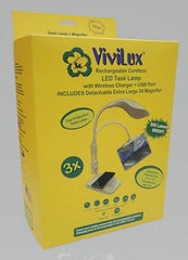 ViviLux Task Lamp 6in x 4in Optical Grade 3x Mag