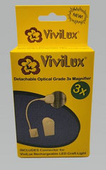 ViviLux 2in Round Optical Grade Detachable 3x Mag