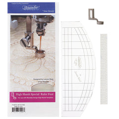 Ruler Foot w/ 4.5mm Template, High Shank Special