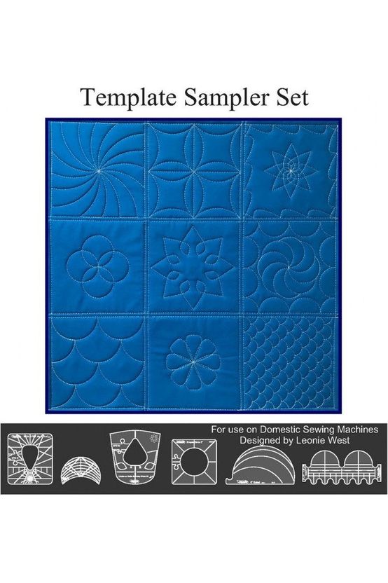 Westalee Design Template Sampler Set 6pc