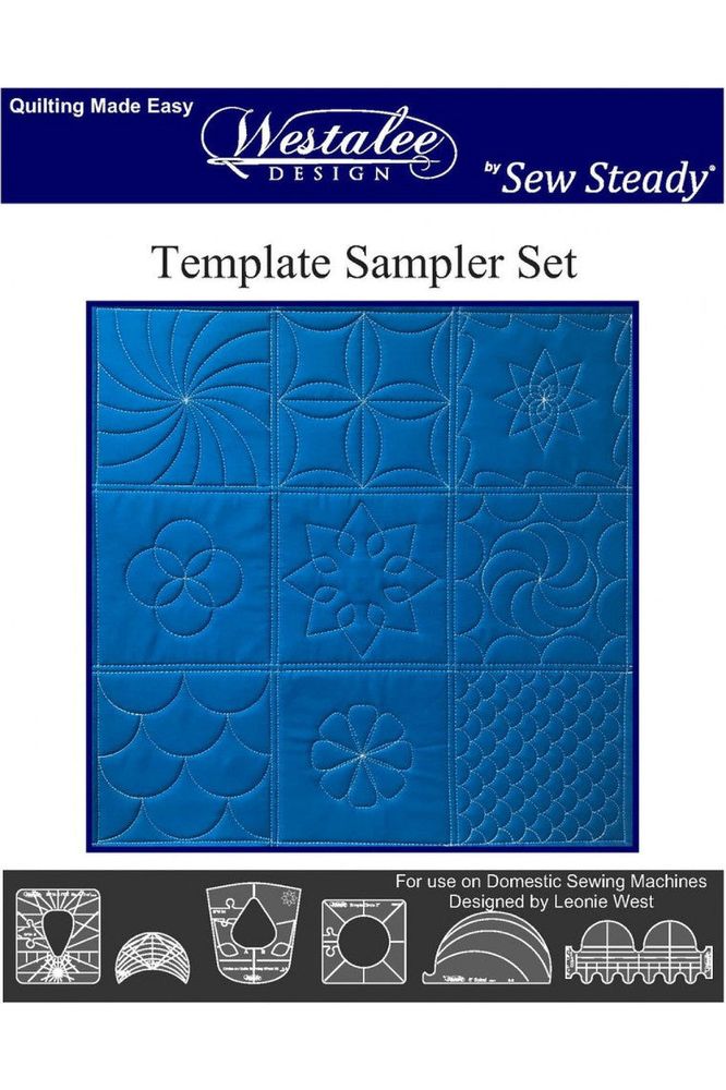 Westalee Design Template Sampler Set 6pc