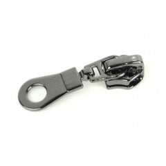 Donut Zipper Pulls Gunmetal 4pk