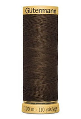 Natural Cotton 50wt 100M 3ct-Medium Dark Brown