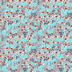 Whimsy - Vibrant Cream Yardage (Sold By 1/2 Meter)