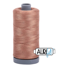 Aurifil Mako 28wt Cotton 750 m 820 yd. spool - 2340 Cafe au Lait