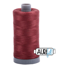 Aurifil Mako 28wt Cotton 750 m 820 yd. spool - 2345 Raisin