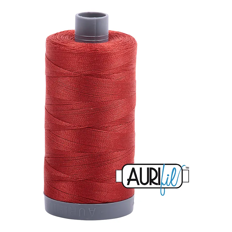 Aurifil Mako 28wt Cotton 750 m 820 yd. spool - 2395 Pumpkin Spice