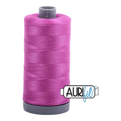 Aurifil Mako 28wt Cotton 750 m 820 yd. spool - 2535 Magenta