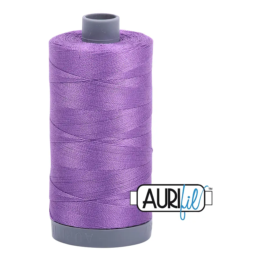 Aurifil Mako 28wt Cotton 750 m 820 yd. spool - 2540 Medium Lavender
