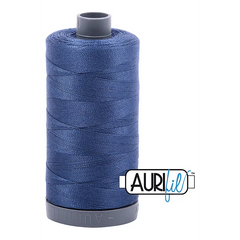 Aurifil Mako 28wt Cotton 750 m 820 yd. spool - 2775 Steel Blue