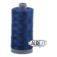 Aurifil Mako 28wt Cotton 750 m 820 yd. spool - 2783 Medium Delft Blue