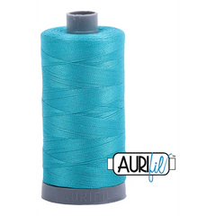 Aurifil Mako 28wt Cotton 750 m 820 yd. spool - 2810 Turquoise