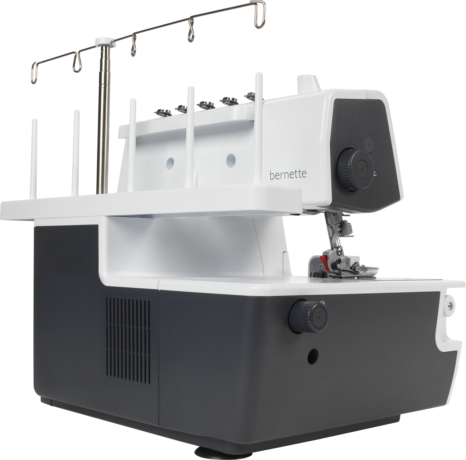 bernette 48 FUNLOCK overlocker, rear view