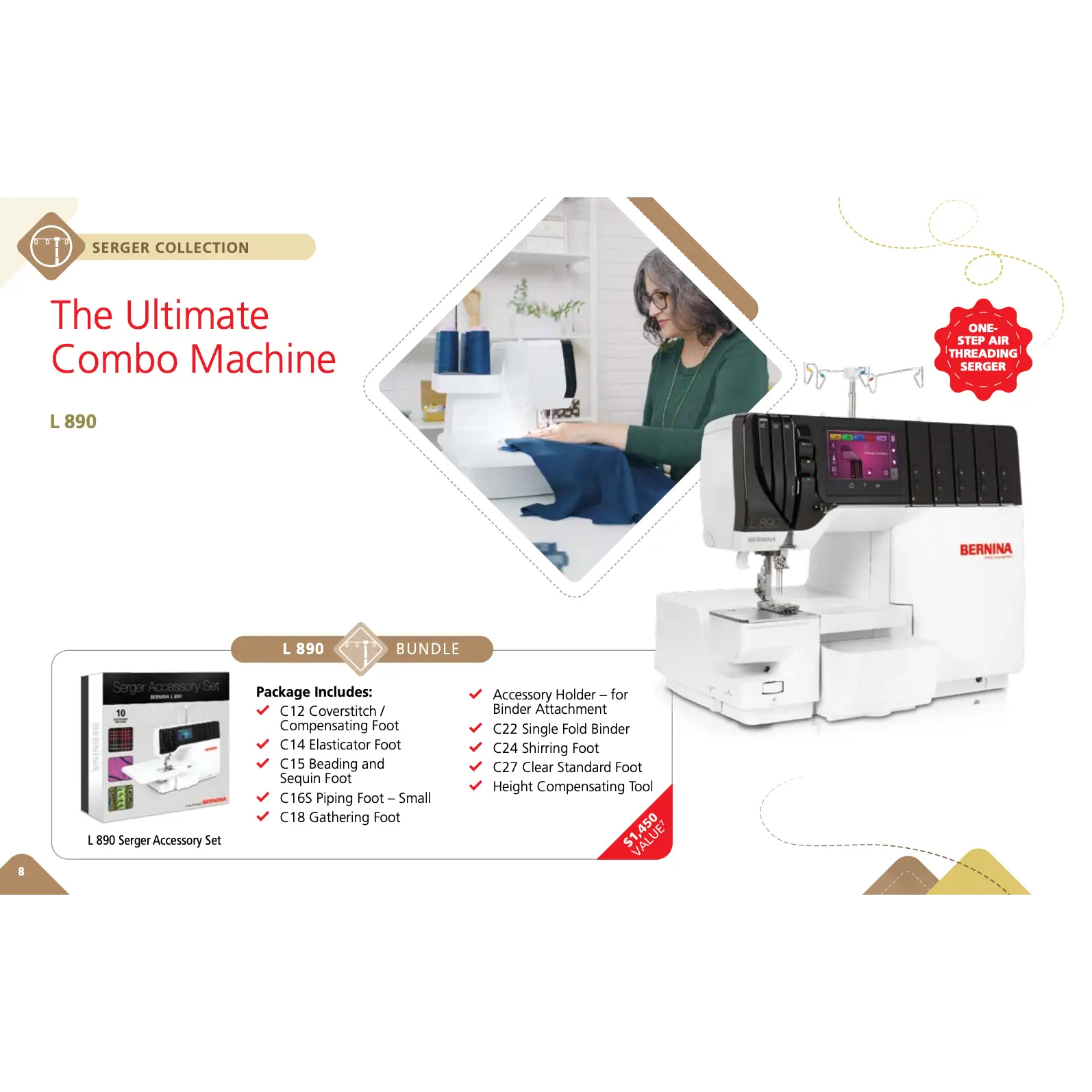 BERNINA L890 - Overlock/Serger