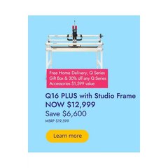 Bernina Q-Series: Q16 PLUS, Longarm Quilting Machine