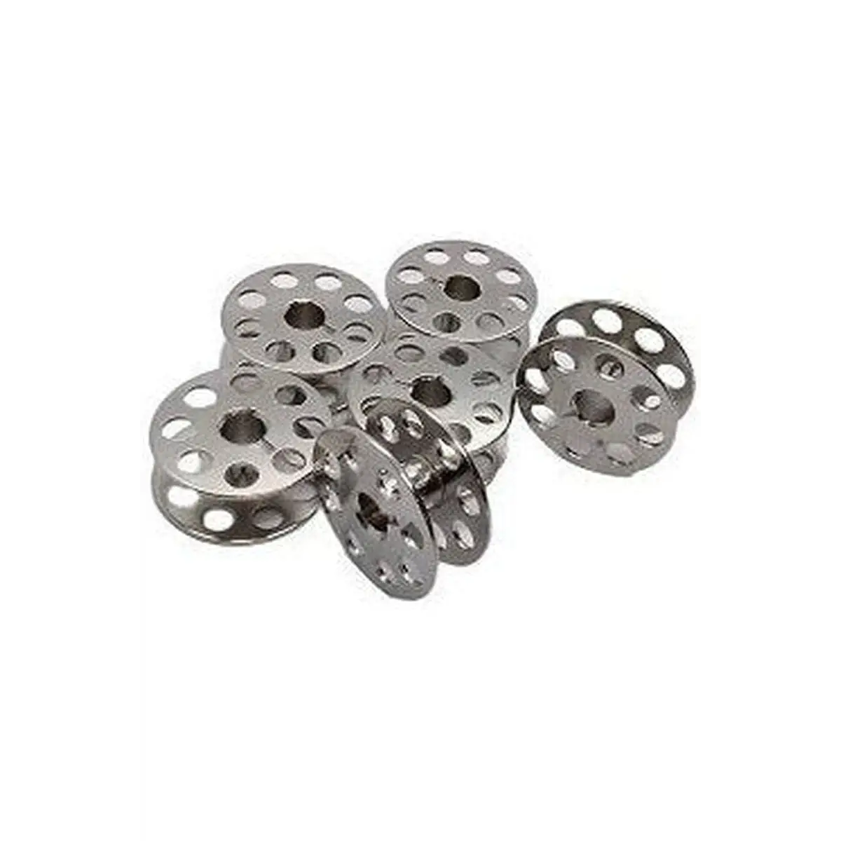 BOBBIN "M" CLASS W/SLOT FOR WALKING FOOT COMPOUND FEED MACHINES CHROME METAL 18034W B9117-201-000