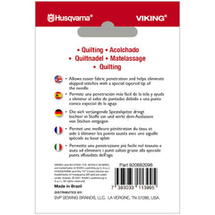 HUSQVARNA® VIKING® Quilting Needles Size 90/14 5-Pack