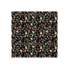 Black Bountiful Digitally Printed