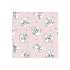 Light Pink Disney Tinkerbell Floral Frame